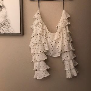 F21 Off The Shoulder Crop Top